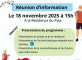 Réunion d'information - 18 novembre - Nouveaux ateliers à la Résidence  Résidence du Pyla sur Mer Pyla sur Mer